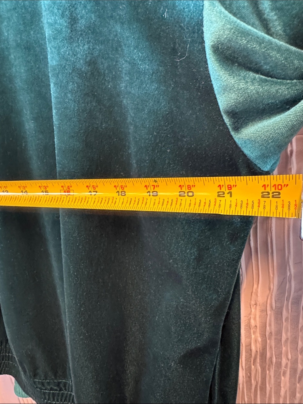 teddi Emerald Velvet Zip-Front Jacket - Picture 5 of 6